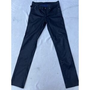 Rock & Republic Tuxedo Stripe Berlin Skinny Jeans Stretch Denim Dark‎ Womens 8 M